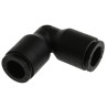 Legris Pneumatic Push-in Equal Elbow Fitting 8mm Glass Reinforced Nylon Nickel Finish LF3000
