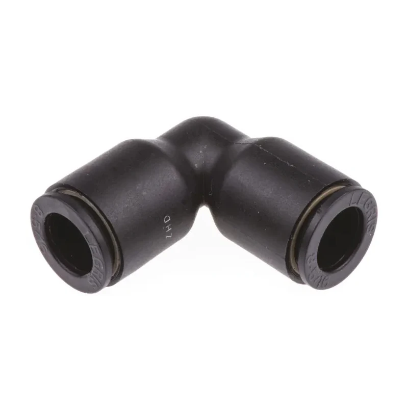 Legris Pneumatic Push-in Equal Elbow Fitting 8mm Glass Reinforced Nylon Nickel Finish LF3000 