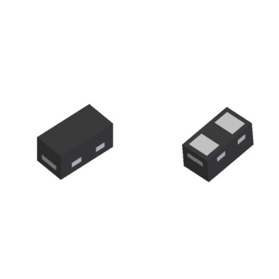 DiodesZetex 1-Element Bi-Directional TVS Diode 96 W Peak Pulse Power 2-Pin X3-DFN Package D3V3L1B2LP3-7