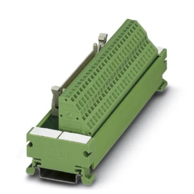 Phoenix Contact 40-Contact Male Interface Module, Flat Ribbon Cable Connector, DIN Rail Mount, 1A, 50-60V AC, Model 2293572