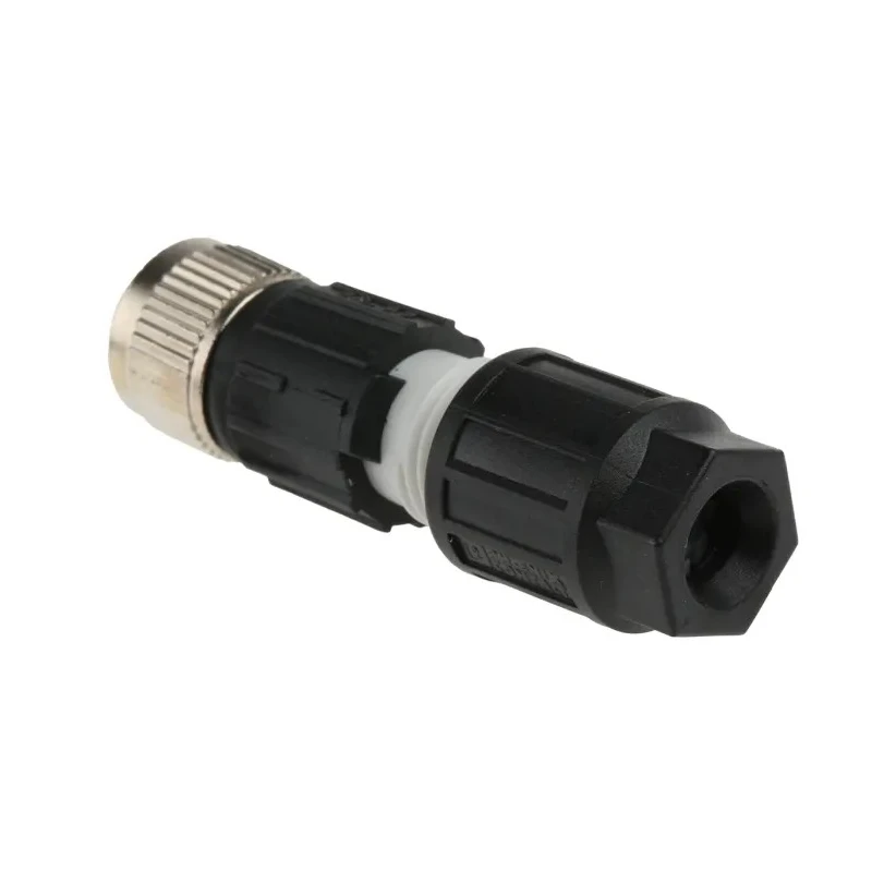 Phoenix Contact Industrial Circular Connector M12, 4 Contacts, Plug, Female, Cable Mount, 125V, 4A, IP67, Polyamide 1641688