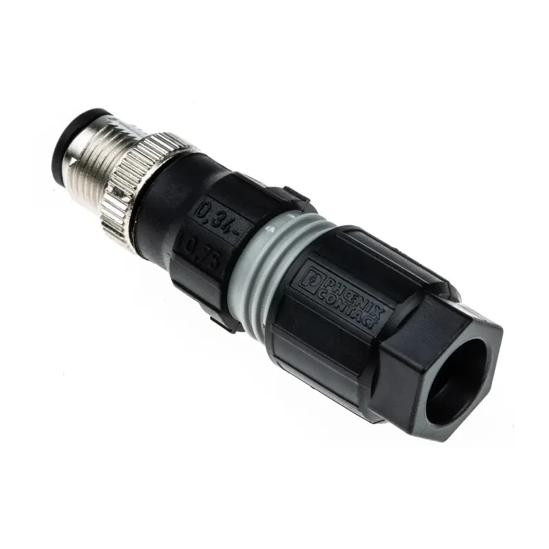 Phoenix Contact Circular Connector Cable Mount Male Plug, 4 Contacts, M12 Size, 250V, 4A, IP65/IP67, SACC Series 1641785