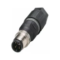 Phoenix Contact Circular Connector Cable Mount Male Plug, 4 Contacts, M12 Size, 250V, 4A, IP65/IP67, SACC Series 1641785