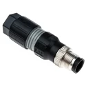 Phoenix Contact Circular Connector Cable Mount Male Plug, 4 Contacts, M12 Size, 250V, 4A, IP65/IP67, SACC Series 1641785
