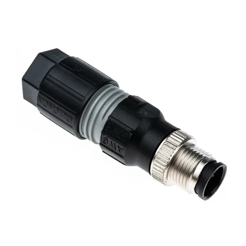 Phoenix Contact Circular Connector Cable Mount Male Plug, 4 Contacts, M12 Size, 250V, 4A, IP65/IP67, SACC Series 1641785