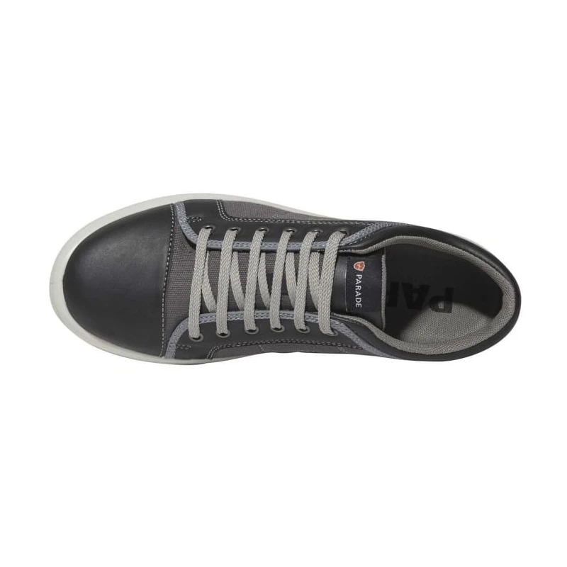 Parade Vance Unisex Black Stainless Steel Safety Trainer Lace Up UK 10.5 EU 45 07VANCE883545
