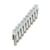 Phoenix Contact FBI 10- 8 Series Fixed Bridge for Use with DIN Rail Terminal Blocks 10 Position Copper Silver Plated 0203263