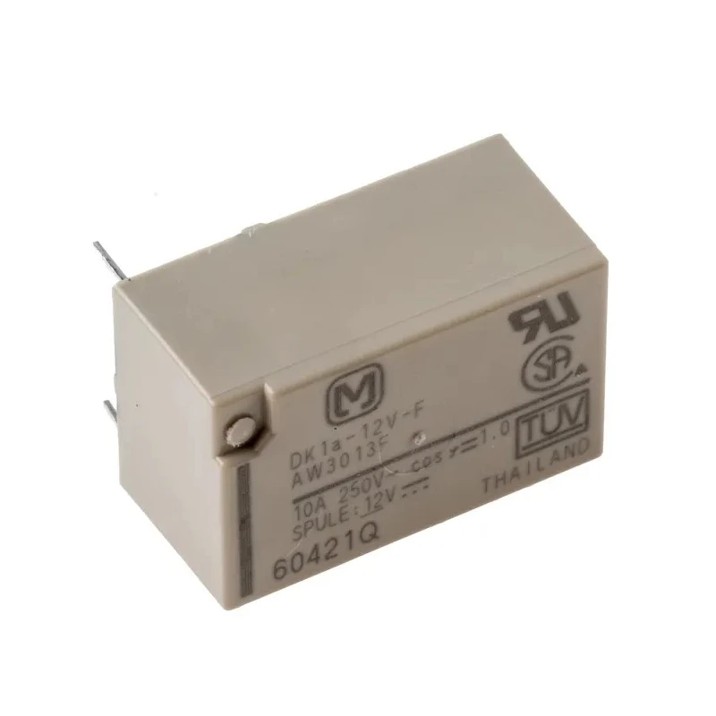 Panasonic PCB Power Relay 12V dc Coil 10A Switching Current SPST DK1A-12V-F