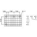 Panasonic PCB Power Relay 12V dc Coil 10A Switching Current SPST DK1A-12V-F