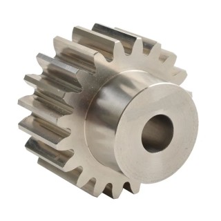 RS PRO Steel 26 Teeth Spur Gear 1 Module 8mm Bore 26 mm Pitch Diameter 20 mm Hub Diameter 182-7813