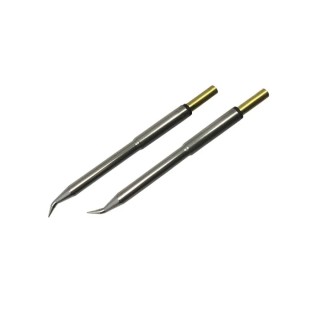 Metcal 14.3 mm Bent Conical Soldering Iron Tip PTC-7CN1404A, 30° Angle, 0.4 mm Width