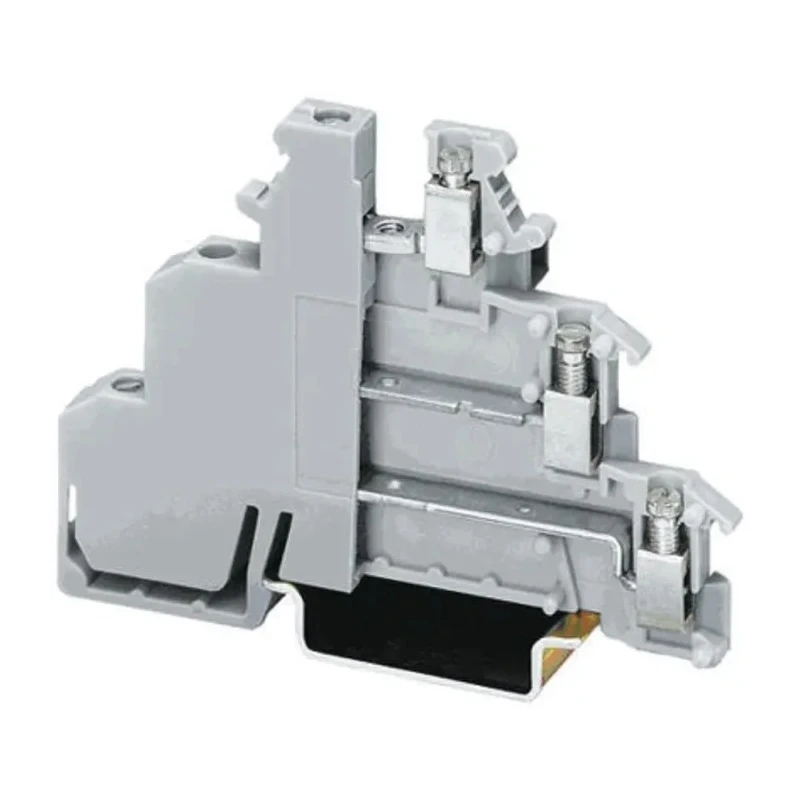 Phoenix Contact DIKD 1.5 Series DIN Rail Terminal Block 3-Level Screw Connection Grey 250V 24A 2715979