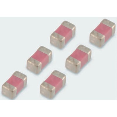 Vishay 100 pF Multilayer Ceramic Capacitor 50 V dc ±5% Tolerance Surface Mount 0402 Package VJ0402A101JXAAC