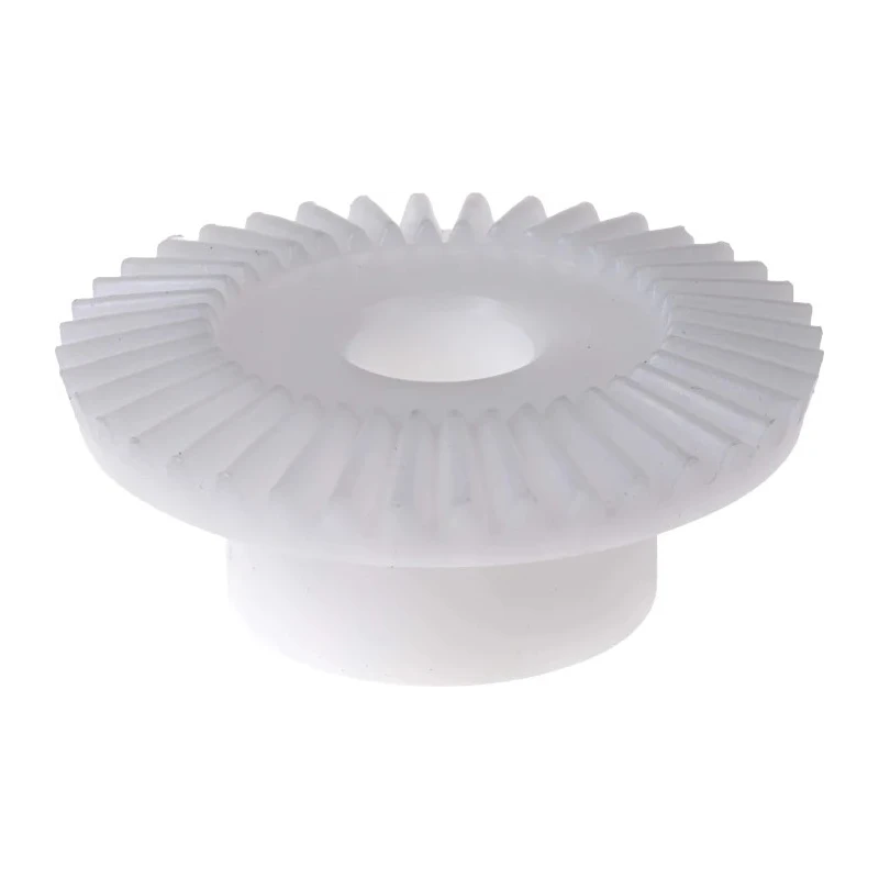 RS PRO Bevel Gear 10mm Bore 40 Teeth 1 Module White HOSTAFORM® Thermoplastic Polymer Model 182-8011