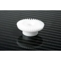 RS PRO Bevel Gear 10mm Bore 40 Teeth 1 Module White HOSTAFORM® Thermoplastic Polymer Model 182-8011