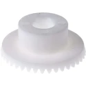 RS PRO Bevel Gear 10mm Bore 40 Teeth 1 Module White HOSTAFORM® Thermoplastic Polymer Model 182-8011
