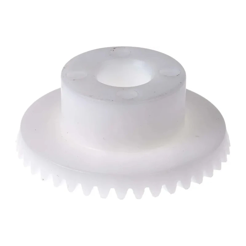 RS PRO Bevel Gear 10mm Bore 40 Teeth 1 Module White HOSTAFORM® Thermoplastic Polymer Model 182-8011