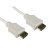 RS PRO 99HDHS Series 2 m 4K HDMI Cable Male HDMI to Male HDMI White 182-8507