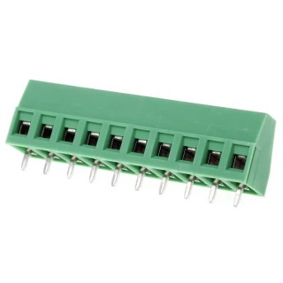 Phoenix Contact MKDS 1.5/10-5.08 Series Straight PCB Terminal Block, 10 Contacts, 5.08 mm Pitch, 400V, Polyamide 1715802