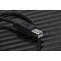 RS PRO IC Socket USB Cable Male USB Type A to Male USB B USB 2.0 Black 500 mm 182-8547