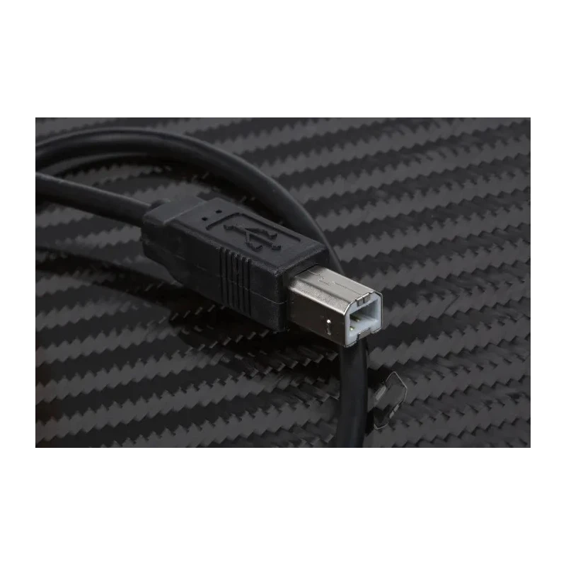 RS PRO IC Socket USB Cable Male USB Type A to Male USB B USB 2.0 Black 500 mm 182-8547