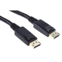 RS PRO 4K Male DisplayPort to Male DisplayPort Cable, Polyvinyl Chloride Jacket, 3 m Length 182-8554