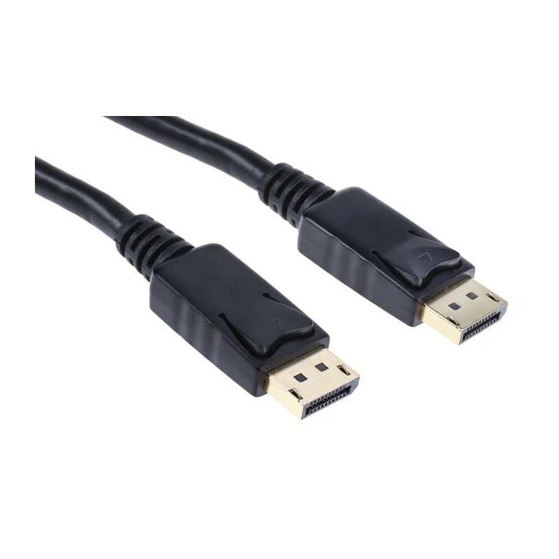 RS PRO 4K Male DisplayPort to Male DisplayPort Cable, Polyvinyl Chloride Jacket, 3 m Length 182-8554