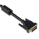 RS PRO Male DVI-I to Male DVI-I Dual-Link Cable 2 m Black Polyvinyl Chloride Jacket 182-8563
