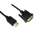 RS PRO 5 m 1920x1200 HDMI to Male DVI-D Dual Link to Male DVI-D Cable Black 182-8570