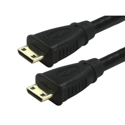 RS PRO CDLHD series 3 m 4K HDMI Cable Male Mini HDMI to Male HDMI Black 182-8579