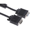 RS PRO Male VGA to Female VGA Cable, 2 m Black 182-8538