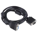 RS PRO Male VGA to Female VGA Cable, 2 m Black 182-8538
