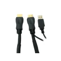 RS PRO 40 m 1080p HDMI Cable Male HDMI to Male HDMI HDMI 1.4 Black 182-8813