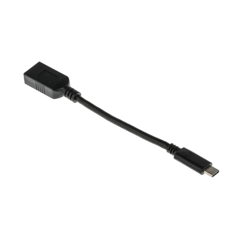 RS PRO IC Socket USB Cable Male USB Type C to Female USB 3.1 USB Type A Black 150 mm 182-8849
