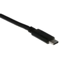 RS PRO IC Socket USB Cable Male USB Type C to Female USB 3.1 USB Type A Black 150 mm 182-8849
