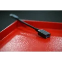 RS PRO IC Socket USB Cable Male USB Type C to Female USB 3.1 USB Type A Black 150 mm 182-8849