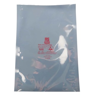 RS PRO Static Shielding Bag Silver Heat Seal 152mm Width 254mm Height 100 Pack 182-8821