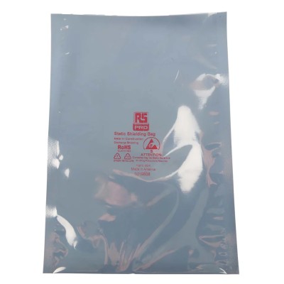 RS PRO Static Shielding Bag Silver Heat Seal 152mm Width 254mm Height 100 Pack 182-8821