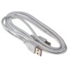 RS PRO USB 2.0 Male USB Type A to Female USB Type A USB Extension Cable White 1.8 m 182-8857