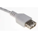 RS PRO USB 2.0 Male USB Type A to Female USB Type A USB Extension Cable White 1.8 m 182-8857