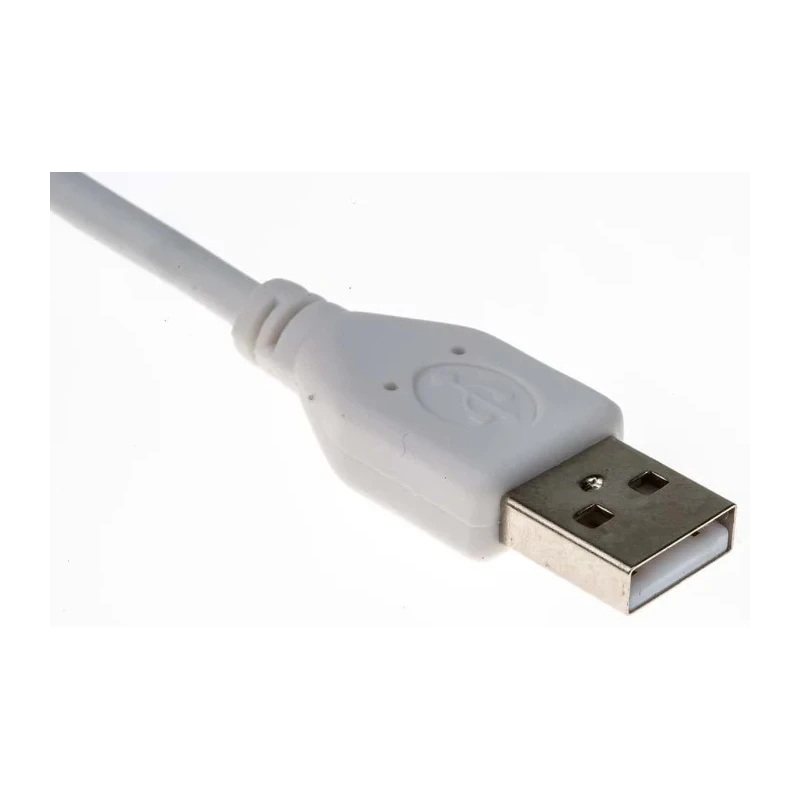RS PRO USB 2.0 Male USB Type A to Female USB Type A USB Extension Cable White 1.8 m 182-8857