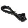 RS PRO 2.5 mm DC Plug to Unterminated Power Cord, 1.8 m, 12V, 1A, White and Black PVC Jacket 656-3894