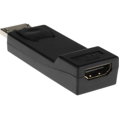 RS PRO DisplayPort to HDMI Female AV Adapter Passive Straight Connector 58.6mm Length 182-8790