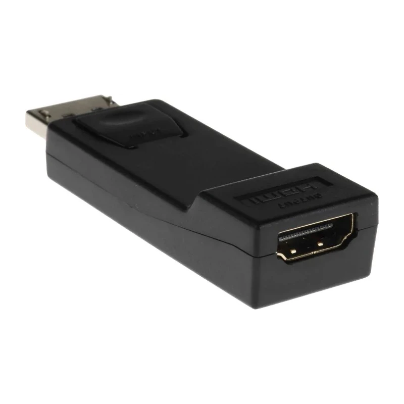 RS PRO DisplayPort to HDMI Female AV Adapter Passive Straight Connector 58.6mm Length 182-8790