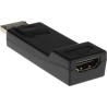 RS PRO DisplayPort to HDMI Female AV Adapter Passive Straight Connector 58.6mm Length 182-8790