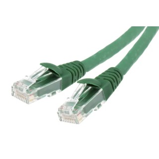 RS PRO Cat6 Ethernet Cable, 5 m, Green RJ45 Male to RJ45 Male, U/UTP Low Smoke Zero Halogen 657-2113
