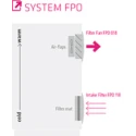 STEGO FPI/FPO 018 Series Filter Fan 24V DC 2.7W Input Power 17 m³/h Filtered Air Flow IP54 IP54