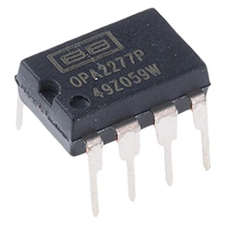 Texas Instruments Precision Operational Amplifier 1 MHz Gain Bandwidth, 18 V Max Supply, 8-Pin PDIP OPA2277P