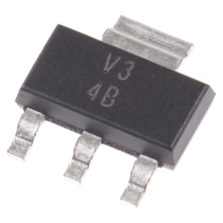 Texas Instruments TLV1117-33CDCY Low Dropout Voltage Regulator 15V 600-800mA SOT-223 4-Pin TLV1117-33CDCY