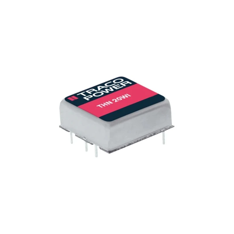 TRACOPOWER DC/DC Converter 5V dc 4A 75V dc Input 18V Input 20W Through Hole Encapsulated Metal Casing THN 20-4811WI-A1